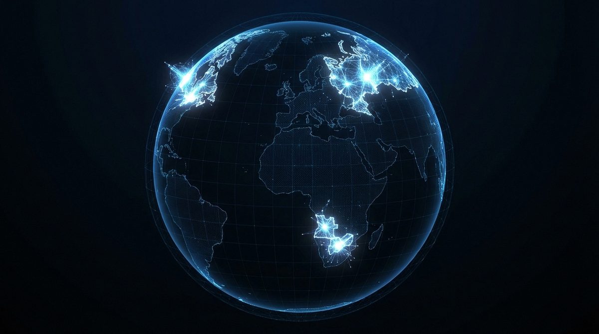 World map highlighting major diamond producing countries with Canada featured prominently
