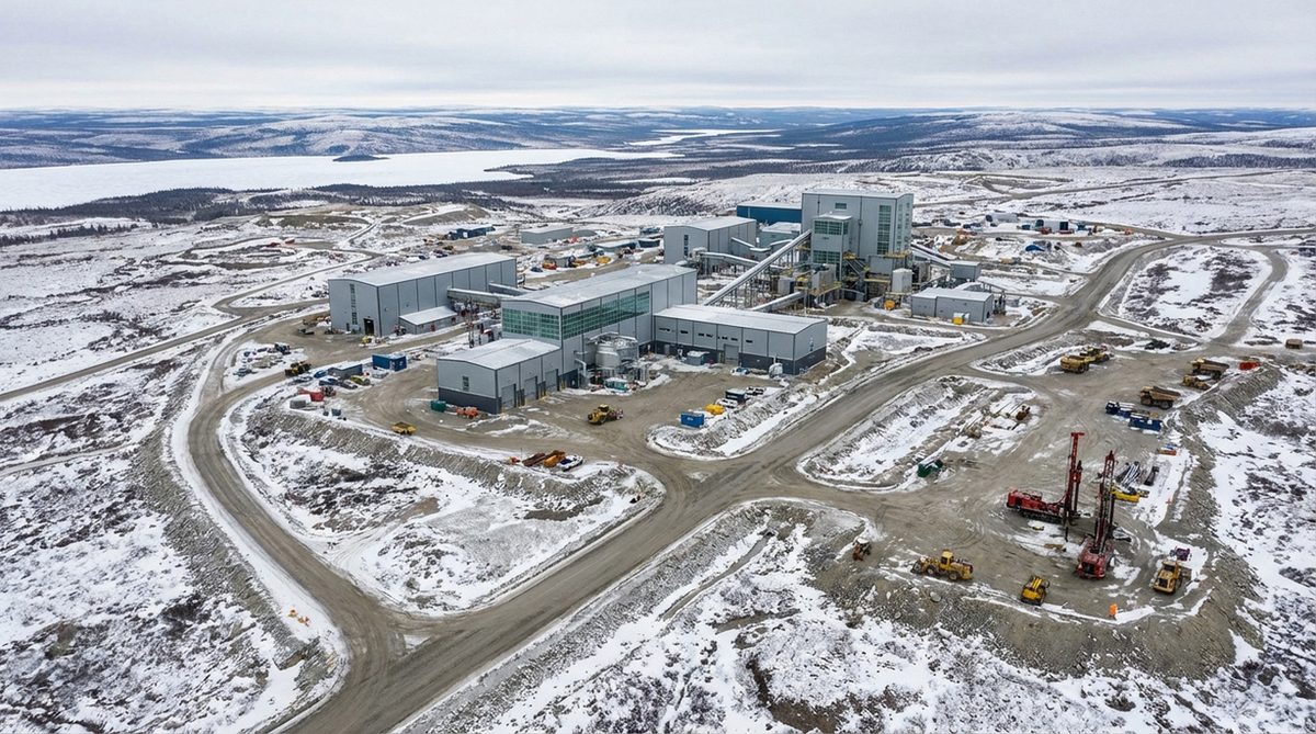 Gahcho Kué diamond mine facility in the Northwest Territories of Canada